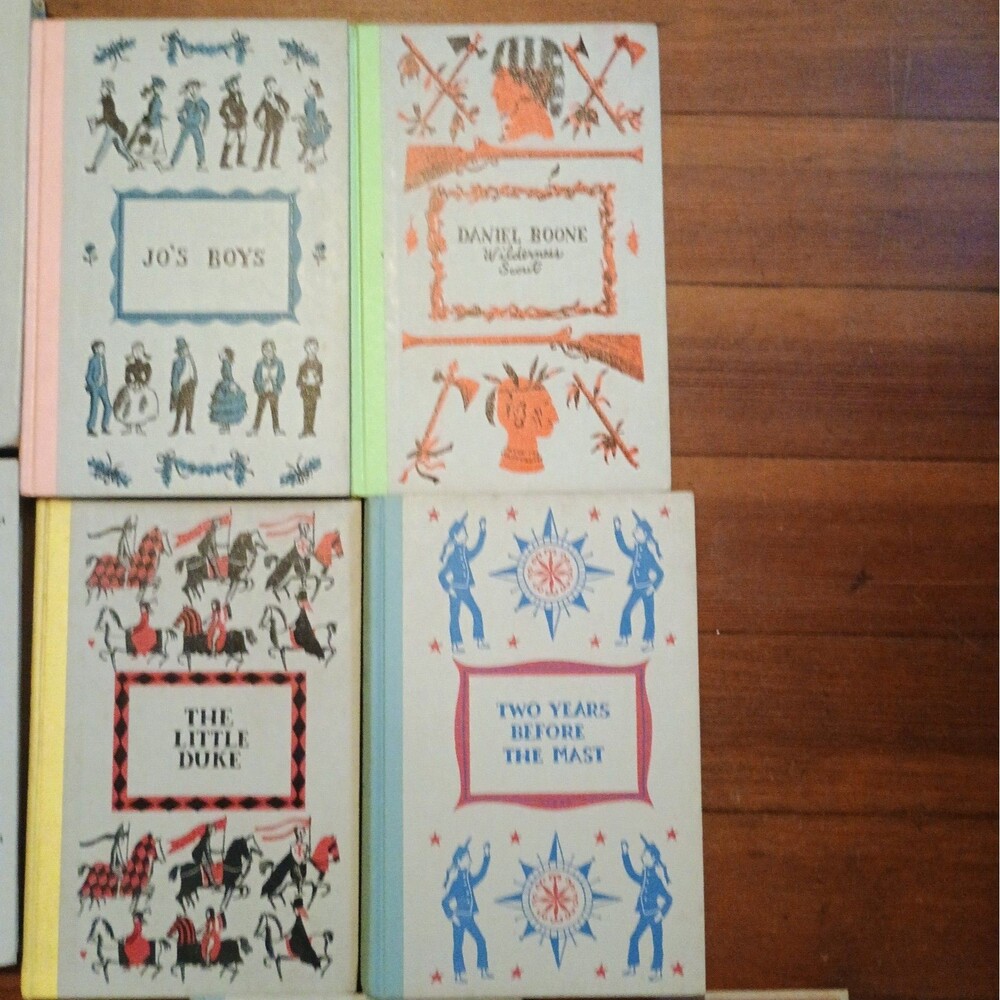 Junior Deluxe Edition Books Lot of 16 HC Children's Classics Vintage 1940s 1950s - Picture 4 of 8